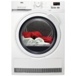 AEG T7DBK841N 8kg Heat Pump Condenser Tumble Dryer – WHITE