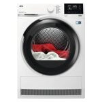 AEG TR818P4B 8kg Series 8000 AbsoluteCare Heat Pump Condenser Tumble Dryer – WHITE