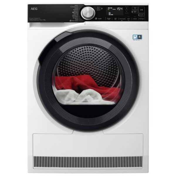 AEG TR959M6BC – BAD BOX 9kg Series 9000 Heat Pump Condenser Dryer – WHITE