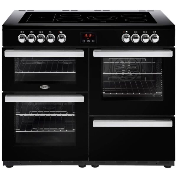 Belling COOKCENTRE 110EBLK 4098 110cm Ceramic Range Cooker – BLACK