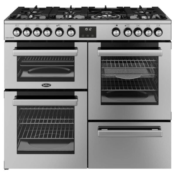 Belling BEL RCA COOKCENTRE 100DF STA 11800 100cm Dual Fuel Range Cooker – STAINLESS STEEL