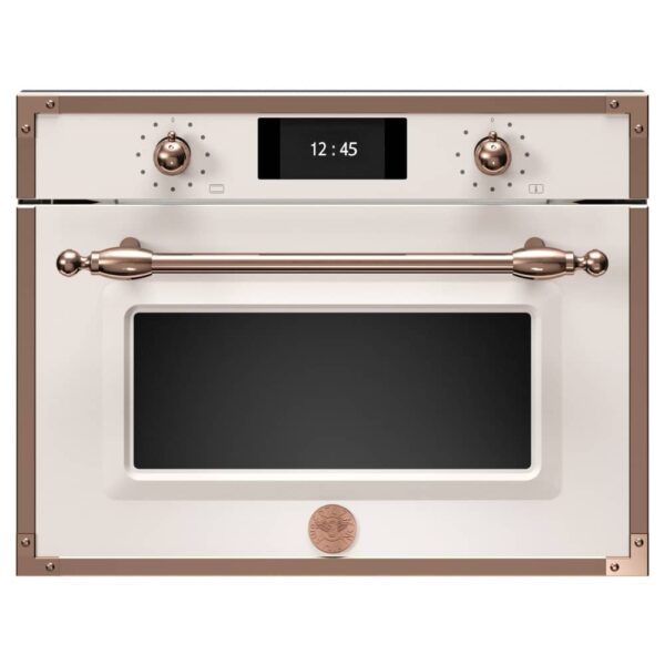 Bertazzoni F457HERVTAC Heritage Series Compact Steam Combination Oven – IVORY
