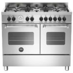 Bertazzoni MAS100-6-MFE-D-XE 100cm Master Dual Fuel Range Cooker – STAINLESS STEEL
