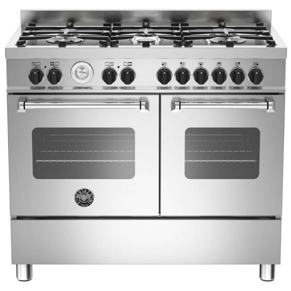 Bertazzoni MAS100-6-MFE-D-XE 100cm Master Dual Fuel Range Cooker – STAINLESS STEEL