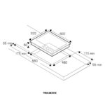 Bertazzoni P604LMODNE 60cm Modern Series 4 Burner Gas Hob – BLACK - Image 2