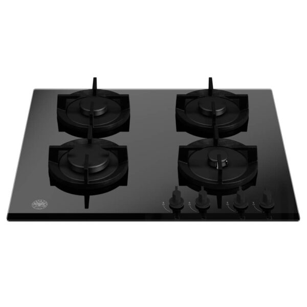 Bertazzoni P604MODGNE 60cm Modern Series 4 Burner Gas On Glass Hob – BLACK