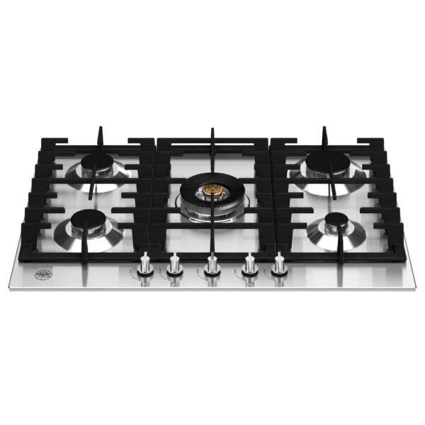 Bertazzoni P755CMODX 75cm Modern Series 5 Burner Gas Hob – STAINLESS STEEL