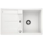 Blanco METRA 45 S WHITE Silgranit Single Bowl Inset Sink 513028 – WHITE