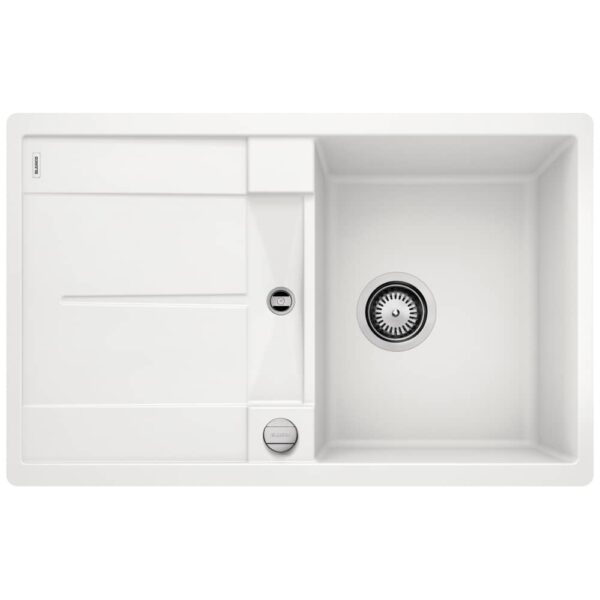 Blanco METRA 45 S WHITE Silgranit Single Bowl Inset Sink 513028 – WHITE