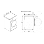 Bosch WPG23108GB 8kg Series 6 Condenser Tumble Dryer – WHITE - Image 3