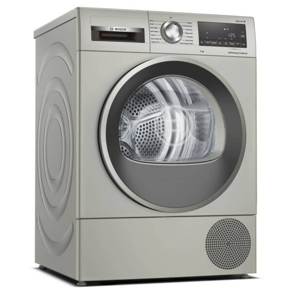 Bosch WQG245S9GB 9kg Series 6 Heat Pump Condenser Tumble Dryer – SILVER