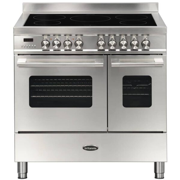 Britannia RC-9TI-DE-S 90cm Delphi Induction Twin Oven Range Cooker – STAINLESS STEEL