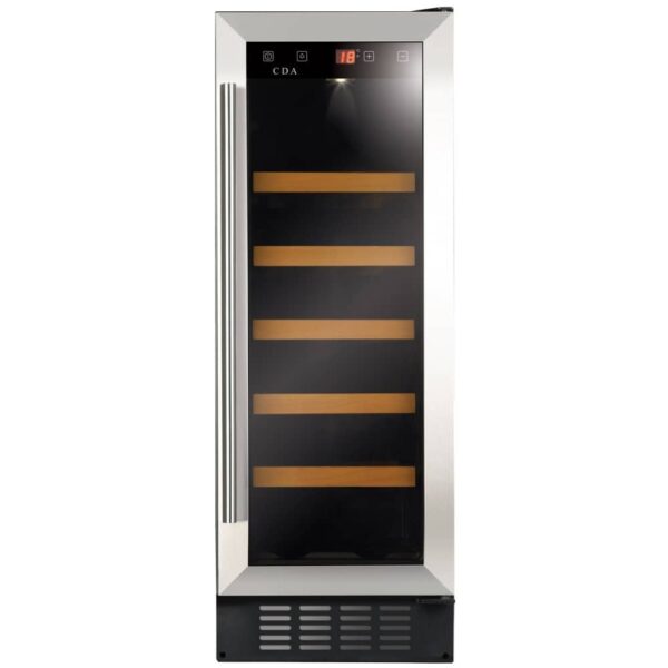 CDA FWC304SS-BAD BOX 30cm Freestanding Under Counter Wine Cooler – STAINLESS STEEL