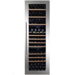 Dunavox DAVS-89.246TSS Soul-89 178cm Integrated In Column Triple Zone Wine Cooler – STAINLESS STEEL