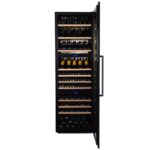 Dunavox DAVS-89.246TSS Soul-89 178cm Integrated In Column Triple Zone Wine Cooler – STAINLESS STEEL - Image 2