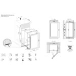 Dunavox DAVS-89.246TSS Soul-89 178cm Integrated In Column Triple Zone Wine Cooler – STAINLESS STEEL - Image 3
