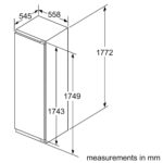 Neff GI7813EF0G 177cm Integrated In Column Frost Free Freezer - Image 3