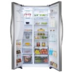 Hisense RS694N4ICF PureFlat American Style Fridge Freezer Ice & Water – SILVER - Image 4