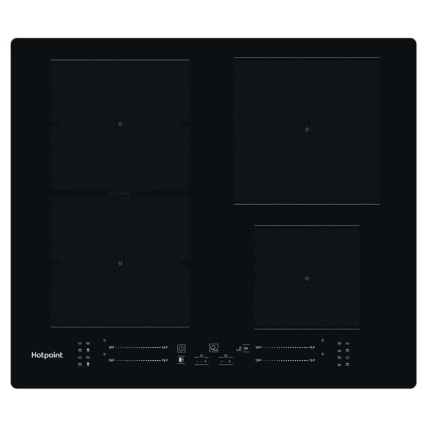 Hotpoint TS5760FNE 59cm Frameless Four Zone Induction Hob – BLACK