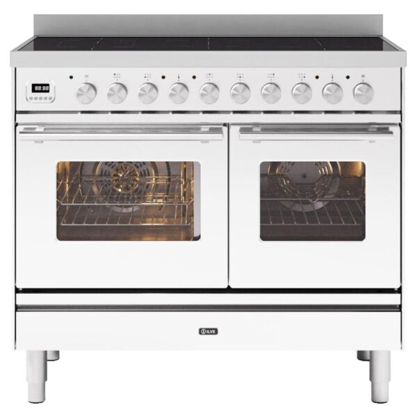 Ilve PDI106WE3WH 100cm Roma Induction Range Cooker – WHITE