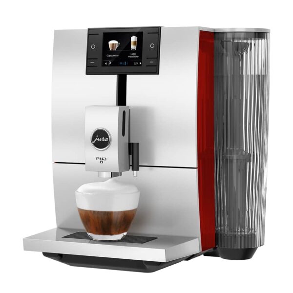 Jura ENA8 SUNSET RED Freestanding Fully Automatic Coffee Machine – RED