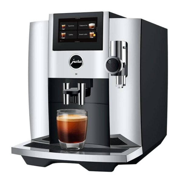 Jura S8 CHROME 15651 Freestanding Fully Automatic Coffee Machine – CHROME