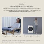 LG FWY916BBTN1 11kg/6kg DualDry Steam Washer Dryer – BLACK STEEL - Image 15