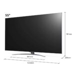 LG 55NANO886PB 2021 55″ NANO88 4K NanoCell Smart TV – SILVER - Image 6