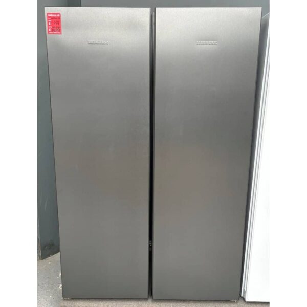 Liebherr XRFBD5220 – EX DISPLAY 123cm Plus Side By Side Fridge Freezer – BLACK STEEL