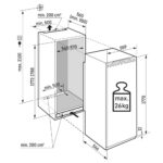 Liebherr SIFNE5108 178cm Pure Integrated In Column Frost Free Freezer - Image 4