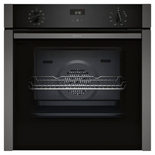 Neff B3ACE4AG3B N50 CircoTherm Single Oven SlideAway Door – GRAPHITE