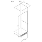 Rangemaster RFXF7030FI/AP 177cm Integrated 70/30 Frost Free Fridge Freezer - Image 3