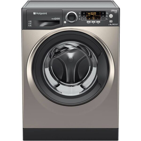 Hotpoint RPD9467JGG 9kg Ultima S-Line Washing Machine 1400rpm – GRAPHITE