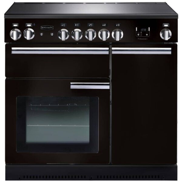 Rangemaster PROP90ECGB/C Professional Plus 90cm Ceramic Range Cooker 91830 – BLACK