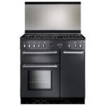 Rangemaster TOLS90LDFGY/ Toledo 90cm Lidded Dual Fuel Range Cooker 94510 – GUNMETAL