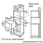 Siemens HF24M564B 60cm IQ500 Built In Microwave For Tall Housing - Image 2
