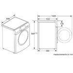Siemens WM16YH79GB 9kg IQ-700 Washing Machine 1600rpm – WHITE - Image 3