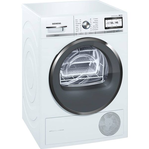 Siemens WT4HY791GB 9kg IQ-700 Heat Pump Condenser Tumble Dryer – WHITE