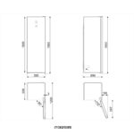 Smeg CV282PXNFE 60cm Freestanding Frost Free Freezer – STAINLESS STEEL - Image 4