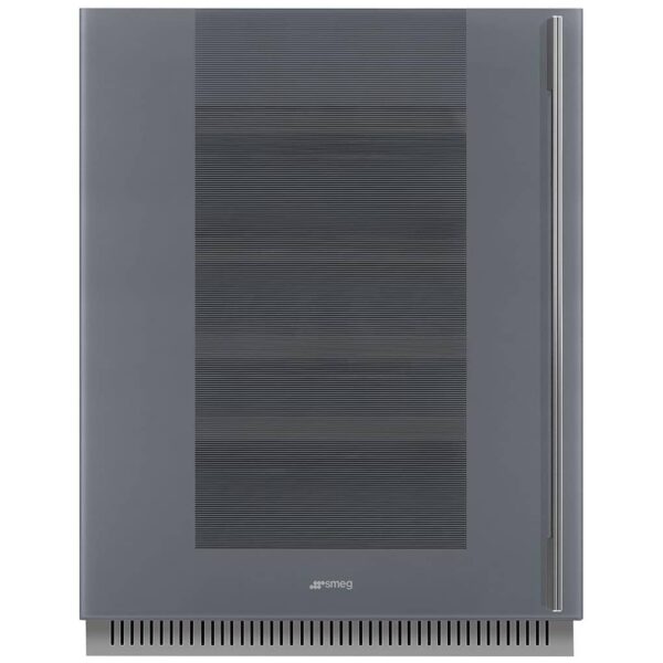 Smeg CVI138LS3 60cm Linea Freestanding Undercounter Wine Cooler Left Hinged – SILVER