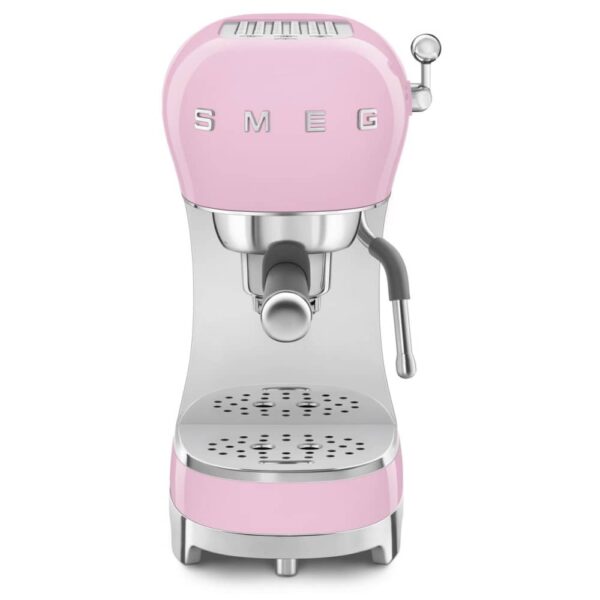 Smeg ECF02PKUK Freestanding Retro Espresso Coffee Machine – PINK