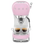Smeg ECF02PKUK Freestanding Retro Espresso Coffee Machine – PINK - Image 5