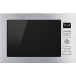 Smeg FMI425X Cucina Built In Microwave & Grill For Tall Housing – STAINLESS STEEL