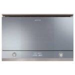 Smeg MP122 Linea Built In Microwave & Grill For Wall Unit – SILVER