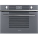 Smeg SF4102MS Linea Built In Microwave & Grill – SILVER