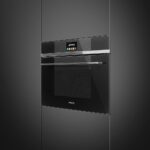 Smeg SF4104VCN 45cm High Compact Linea Steam Combination Oven – BLACK - Image 3