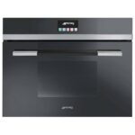 Smeg SF4140MCN 60cm Linea Combi Microwave For Tall Housing