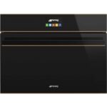 Smeg SF4604MCNR Dolce Stil Novo Built In Combination Microwave – BLACK