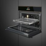 Smeg SF4604MCNR Dolce Stil Novo Built In Combination Microwave – BLACK - Image 2