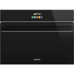 Smeg SF4604MCNX Dolce Stil Novo Built In Combination Microwave – BLACK